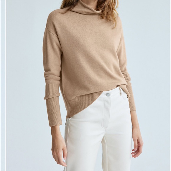 Tan Aritzia Wilfred Cyprie Sweater Xs 
